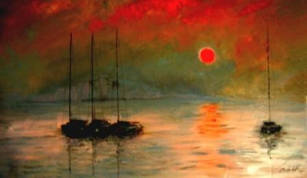 Tramonto su Lampedusa 